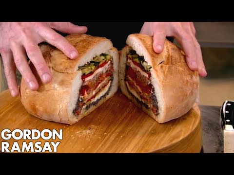 Pan Bagnat with Carrot, Cumin & Orange Salad | Gordon Ramsay