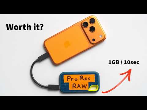 Should You Use ProRes RAW on the iPhone 17 Pro??