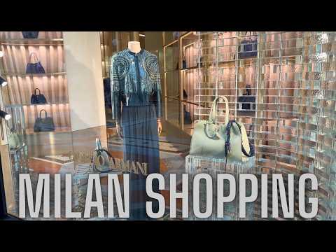 Milano Windows 🇮🇹 | Luxury Shopping in Milan Italy ✨ Via Montenapoleone & Fashion District