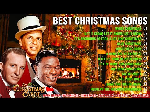 Best Classic Christmas Songs 🎄 Nat King Cole, Bing Crosby, Frank Sinatra, Dean Martin🎄 Top Christmas
