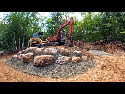 Site Work for a Tiny Bunker / Solar Battery Storage Room