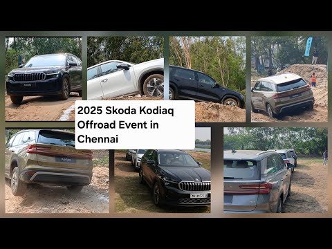 2025 Skoda Kodiaq Offroad Event in #chennai. #offroad#skodakodiaq