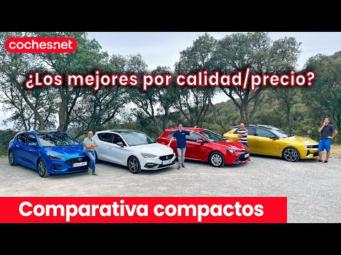 Comparativa Compactos: Toyota Corolla, Opel Astra, Ford Focus, Seat León | Prueba/Review en español