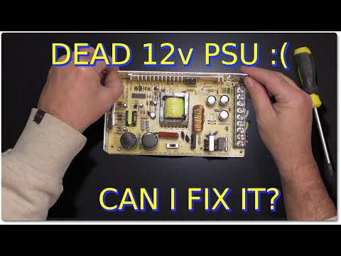 Faulty 12v Power Supply.  Can I Fix it?