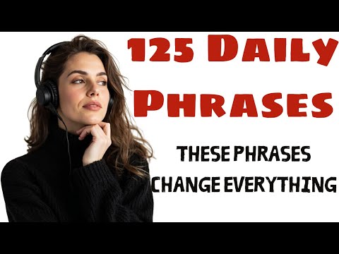 Speak English Confidently! 125 Daily Phrases You Must Know