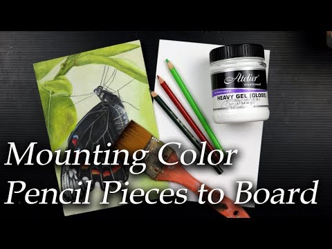 Protecting my color pencil art. Why I mount my paper to board and how I do it