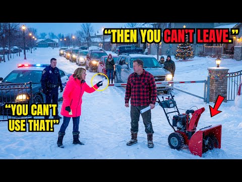 HOA Banned My Snowblower at 6am, So I Revoked Their Easement — Now They're Trapped
