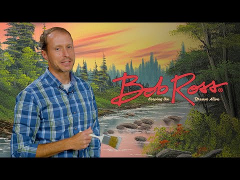 Keeping The Bob Ross Dream Alive | Riverbend Sunset | Featuring Nic Hankins