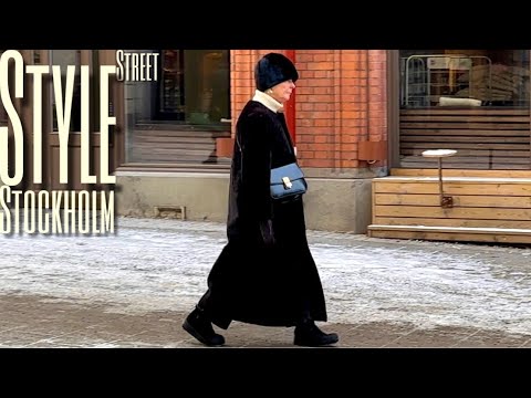 Snowy Stockholm at -8°C 🥶❄️| Scandinavian Winter Outfit Ideas | Street Style Fashion Trends