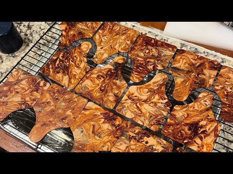 How to get the marbled leather dying effect with shaving cream.