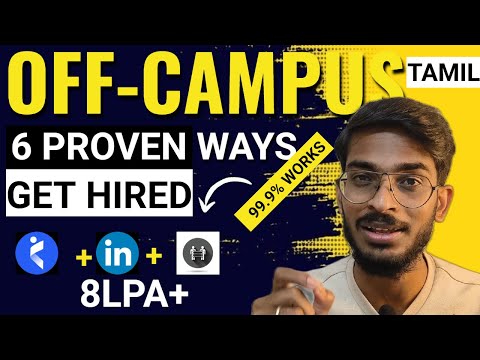 Crack Your First Off Campus IT Job as Fresher (Tamil)