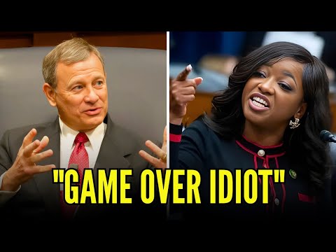 Judge John Roberts INTERRUPTS Jasmine Crockett 5 Times — Her 6th Sentence Turns the Room Silent