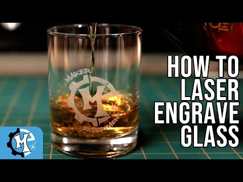 How to laser engrave glass like a PRO!