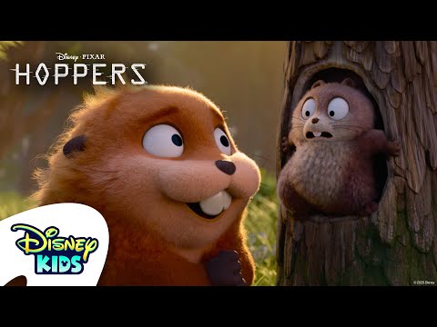 Welcome to the animal world! | Hoppers | @disneykids