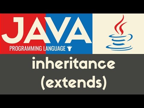 Inheritance (extends) | Java | Tutorial 34