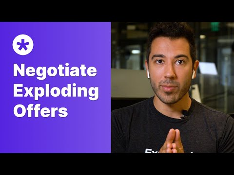 How To Negotiate Exploding Offers