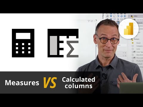 Measures vs. calculated columns in DAX and Power BI