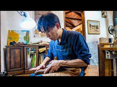 世界1位の革靴職人 靴磨きとシューツリー作り 完全版Part3