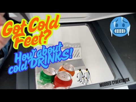 The COOLEST mod for Tesla CyberTruck: Refrigerator!