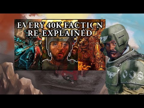 Every Single Warhammer 40k Faction Re-Explained Part1.2|  The ChillZone Reacts