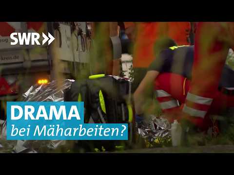 Schock bei Mäharbeiten: Straßenmeister findet verletzten Radfahrer