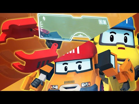 马克和巴奇的山地救援工具│救援工具游戏│变形警车珀利│儿童卡通│变形警车珀利TV 中文