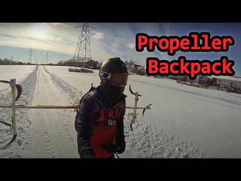 Propeller Backpack - Skiing and Skating Made Faster!