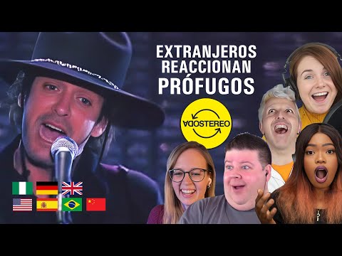 Extranjeros reaccionan a Prófugos | Soda Stereo