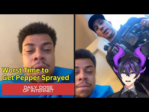 "Worst Time to Get Pepper Sprayed" | Kip Reacts to Daily Dose Of Internet