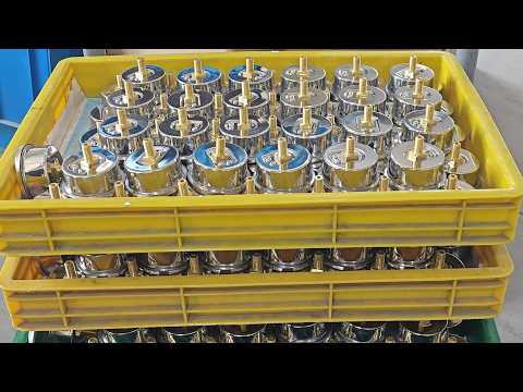 5 exciting factory production processes, pressure gauge piston rod universal joints Gear Pump