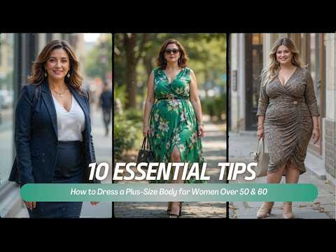 How to Dress a Plus-Size Body for Women Over 50 & 60: 10 Essential Tips
