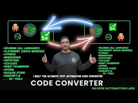I Built the Ultimate Test Automation Code Converter: Selenium → Playwright → Cypress →WebDriverIO