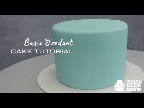 How to apply Fondant to Cake Tutorial