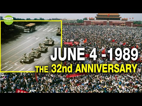 Footage of Tiananmen Square protests and crackdown on its 32nd anniversary/Events-Hong Kong -Taiwan