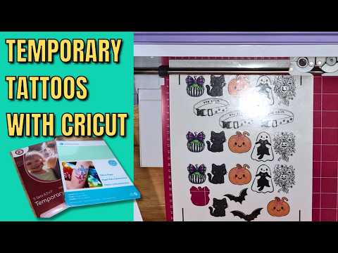 How to Make DIY Temporary Tattoos with Cricut | Easy Tutorial