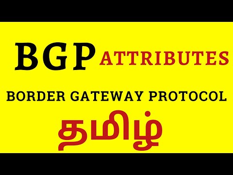 BGP Attributes Explained in Tamil || Weight, Local Preference, MED, AS Path, Origin Code, Next Hop