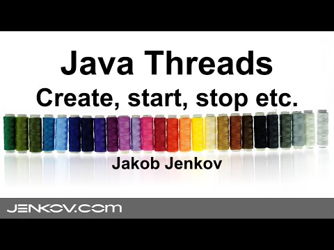 Java Threads - Creating, starting and stopping threads in Java