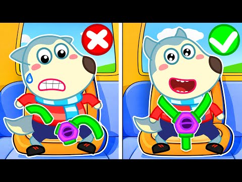 Buckle Up Song 🚗 | Safety Rules in the Car 🚦| Wolfoo Kids Fun