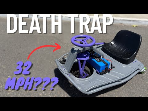 I Built an INSANE Mini Drift Cart...  AGAIN