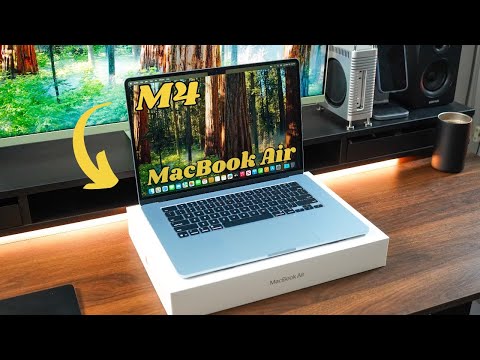 15" M4 SkyBlue MacBook Air Unboxing & first Impressions!