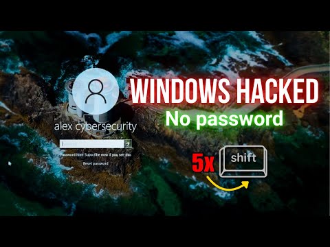 How Hackers Bypass Windows Login Easily