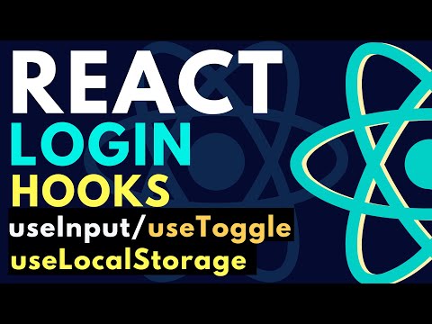 React Login Input Hooks for User Form Data