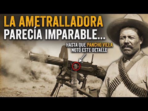 La AMETRALLADORA parecía imparable, hasta que Pancho Villa notó ESTE detalle