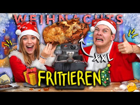 WIR FRITTIEREN WEIHNACHTSESSEN in XXL mit @JuliaBeautx  | Joey's Jungle
