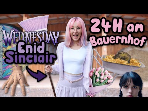 Enid von Wednesday macht ein Praktikum auf meinem Bauernhof 💜💩