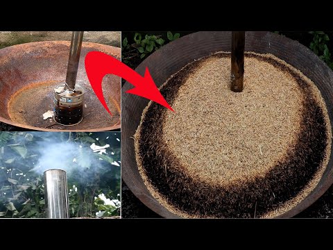 How to make rice husk charcoal as a growing medium for your garden