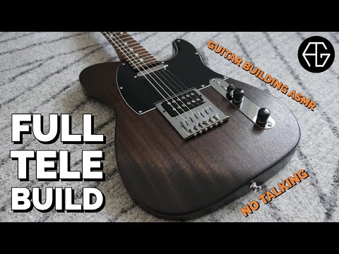 Can I Revive This Old Tele Partscaster? (Full Guitar Build || No Talking || ASMR)