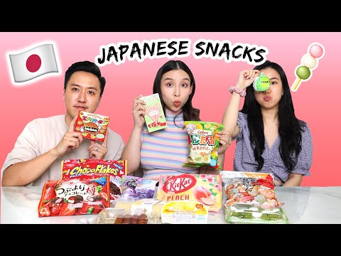 Trying Japanese Snacks 🍡 | TINA TRIES IT