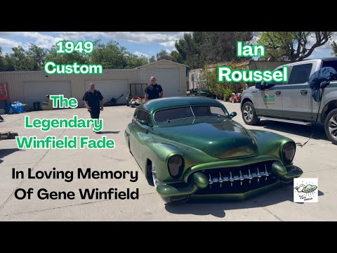 Ian Roussel Visits Victor: Reminisce Over The 1949 Custom Painted By Gene Winfield