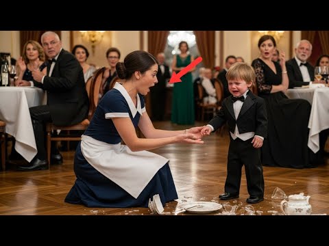 Der Millionärssohn warf Teller … bis die stille Kellnerin ihm ihre Hand reichte